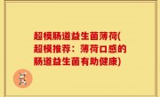 超模肠道益生菌薄荷(超模推荐：薄荷口感的肠道益生菌有助健康)