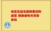 哈密瓜益生菌鲜果团购盛宴 健康美味共享新体验