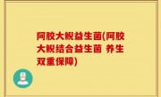 阿胶大鲵益生菌(阿胶大鲵结合益生菌 养生双重保障)