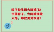 粽子益生菌大脚裤(益生菌粽子，大脚裤销量火爆，哪款更受欢迎？)