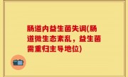 肠道内益生菌失调(肠道微生态紊乱，益生菌需重归主导地位)
