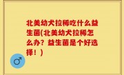 北美幼犬拉稀吃什么益生菌(北美幼犬拉稀怎么办？益生菌是个好选择！)