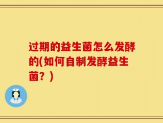 过期的益生菌怎么发酵的(如何自制发酵益生菌？)