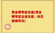 黄金椰枣益生菌(黄金椰枣富含益生菌，助您健康养生)