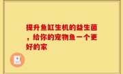 提升鱼缸生机的益生菌，给你的宠物鱼一个更好的家