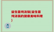 益生菌炖汤锅(益生菌炖汤锅的健康美味料理)