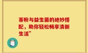 茶粉与益生菌的绝妙搭配，助你轻松畅享清新生活”
