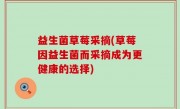 益生菌草莓采摘(草莓因益生菌而采摘成为更健康的选择)