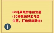 60种果蔬酵素益生菌(60种果蔬酵素与益生菌，打造健康肠道)