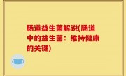 肠道益生菌解说(肠道中的益生菌：维持健康的关键)