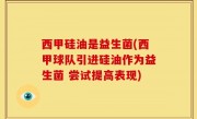 西甲硅油是益生菌(西甲球队引进硅油作为益生菌 尝试提高表现)
