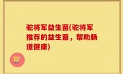 驼将军益生菌(驼将军推荐的益生菌，帮助肠道健康)