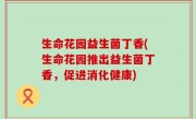 生命花园益生菌丁香(生命花园推出益生菌丁香，促进消化健康)