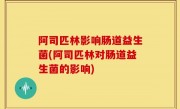 阿司匹林影响肠道益生菌(阿司匹林对肠道益生菌的影响)