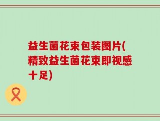 益生菌花束包装图片(精致益生菌花束即视感十足)