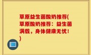 草原益生菌酸奶推荐(草原酸奶推荐：益生菌满载，身体健康无忧！)