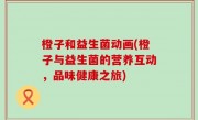 橙子和益生菌动画(橙子与益生菌的营养互动，品味健康之旅)