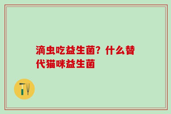 滴虫吃益生菌？什么替代猫咪益生菌