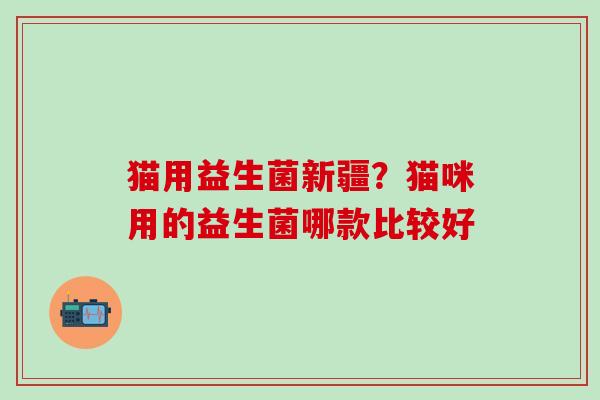 猫用益生菌新疆？猫咪用的益生菌哪款比较好