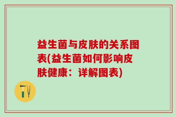 益生菌与的关系图表(益生菌如何影响健康：详解图表)