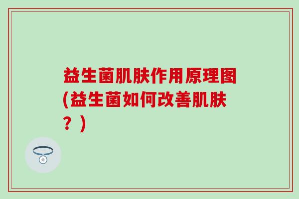 益生菌作用原理图(益生菌如何改善？)