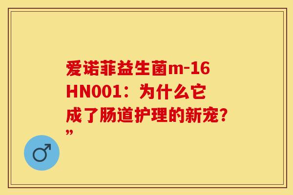 爱诺菲益生菌m-16HN001：为什么它成了肠道护理的新宠？”