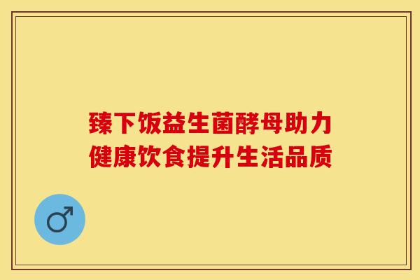 臻下饭益生菌酵母助力健康饮食提升生活品质