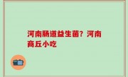 河南肠道益生菌？河南商丘小吃