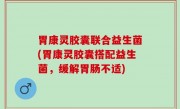 胃康灵胶囊联合益生菌(胃康灵胶囊搭配益生菌，缓解胃肠不适)