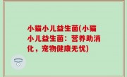小猫小儿益生菌(小猫小儿益生菌：营养助消化，宠物健康无忧)