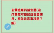 去黄疸用药益生菌(治疗黄疸可搭配益生菌使用，相关注意事项需了解)