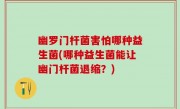 幽罗门杆菌害怕哪种益生菌(哪种益生菌能让幽门杆菌退缩？)