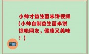 小帅才益生菌米饼视频(小帅自制益生菌米饼惊艳网友，健康又美味！)