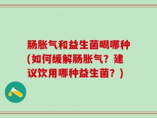 肠胀气和益生菌喝哪种(如何缓解肠胀气？建议饮用哪种益生菌？)