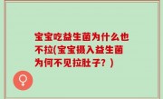 宝宝吃益生菌为什么也不拉(宝宝摄入益生菌为何不见拉肚子？)