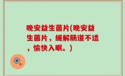 晚安益生菌片(晚安益生菌片，缓解肠道不适，愉快入眠。)