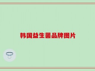 韩国益生菌品牌图片