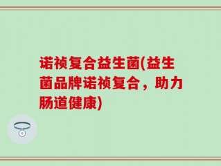诺祯复合益生菌(益生菌品牌诺祯复合，助力肠道健康)