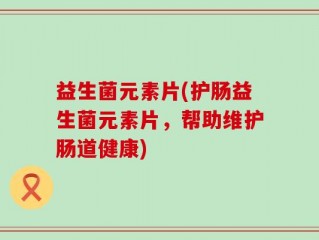 益生菌元素片(护肠益生菌元素片，帮助维护肠道健康)
