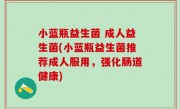 小蓝瓶益生菌 成人益生菌(小蓝瓶益生菌推荐成人服用，强化肠道健康)
