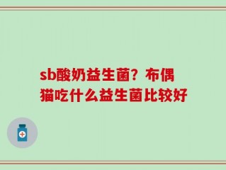 sb酸奶益生菌？布偶猫吃什么益生菌比较好