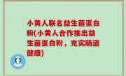 小黄人联名益生菌蛋白粉(小黄人合作推出益生菌蛋白粉，充实肠道健康)