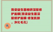 薇姿益生菌精研深层修护面膜(薇姿益生菌深层修护面膜-修复肌肤，净化毛孔)