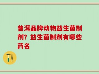 普洱品牌动物益生菌制剂？益生菌制剂有哪些药名