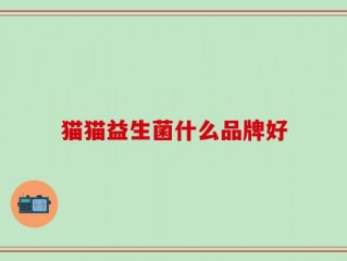 猫猫益生菌什么品牌好