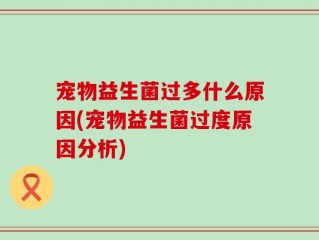 宠物益生菌过多什么原因(宠物益生菌过度原因分析)