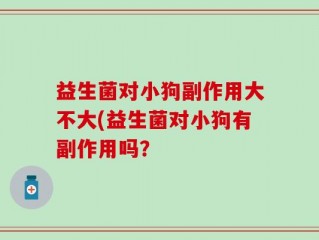 益生菌对小狗副作用大不大(益生菌对小狗有副作用吗？
