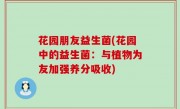 花园朋友益生菌(花园中的益生菌：与植物为友加强养分吸收)