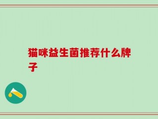 猫咪益生菌推荐什么牌子
