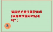猫屎粘毛益生菌管用吗(猫屎益生菌可以粘毛吗？)